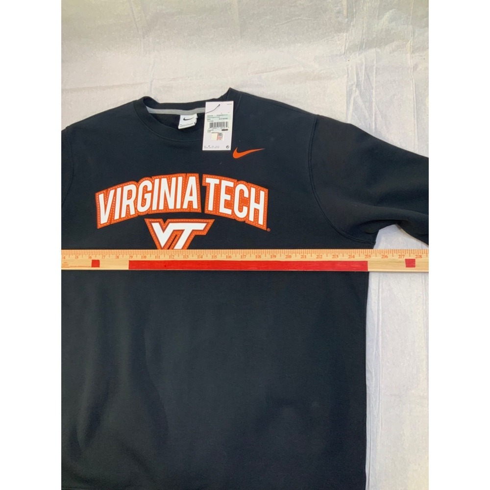 Nike Virginia Tech Hokies Football Camo/Black Sweatshirt Crew Neck Size XL - Picture 3 of 7